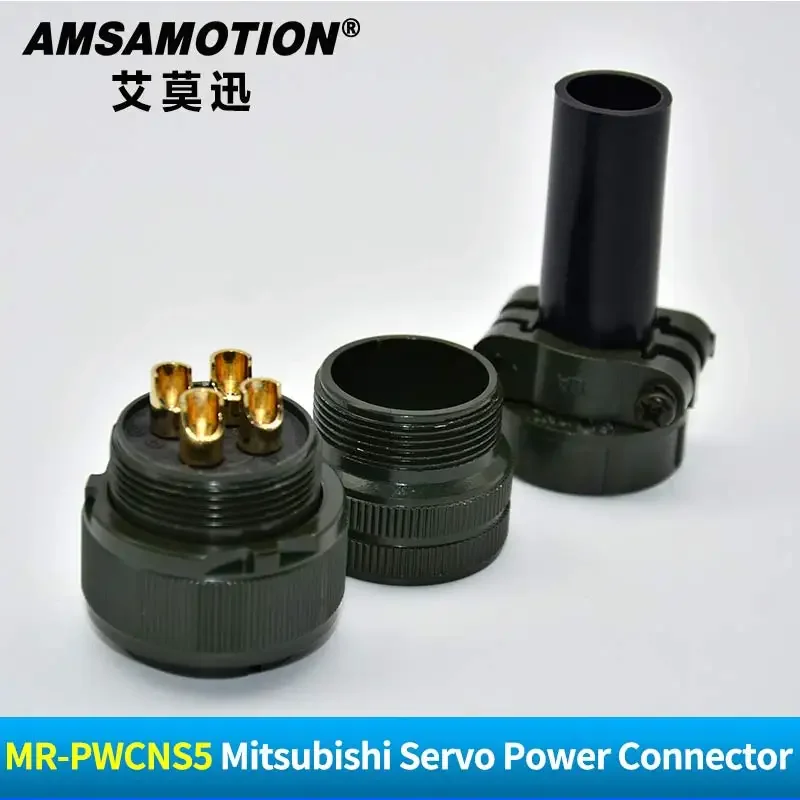 MR-PWCNS5 for Mitsubishi Servo Power Connector Encoder Aviation Plug 18-10S 20-4S 20-15S 20-18S 20-29S 22-22S 32-17S