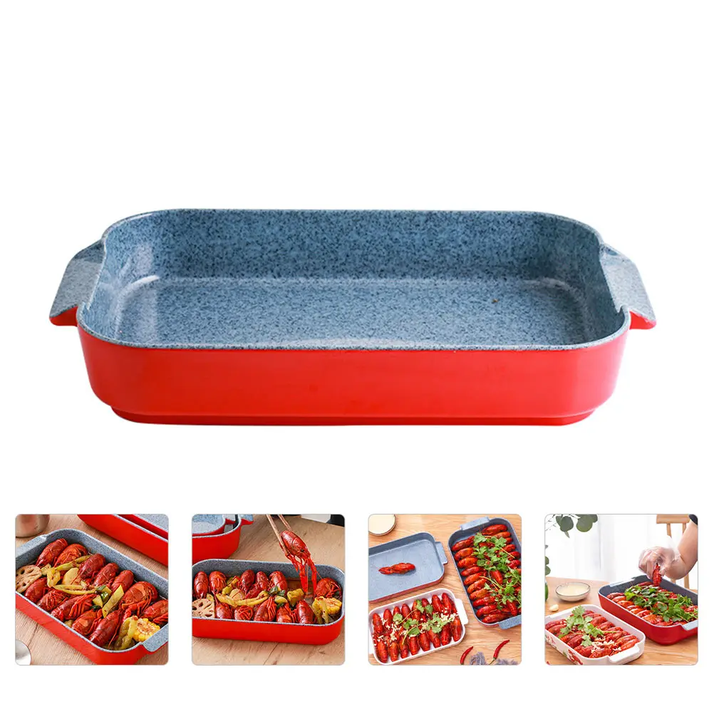 

Frosted Crayfish Plate Household Multifunctional Food Serving Tray Sturdy Seafood Storage Plate Home Tableware Kitchen Barware