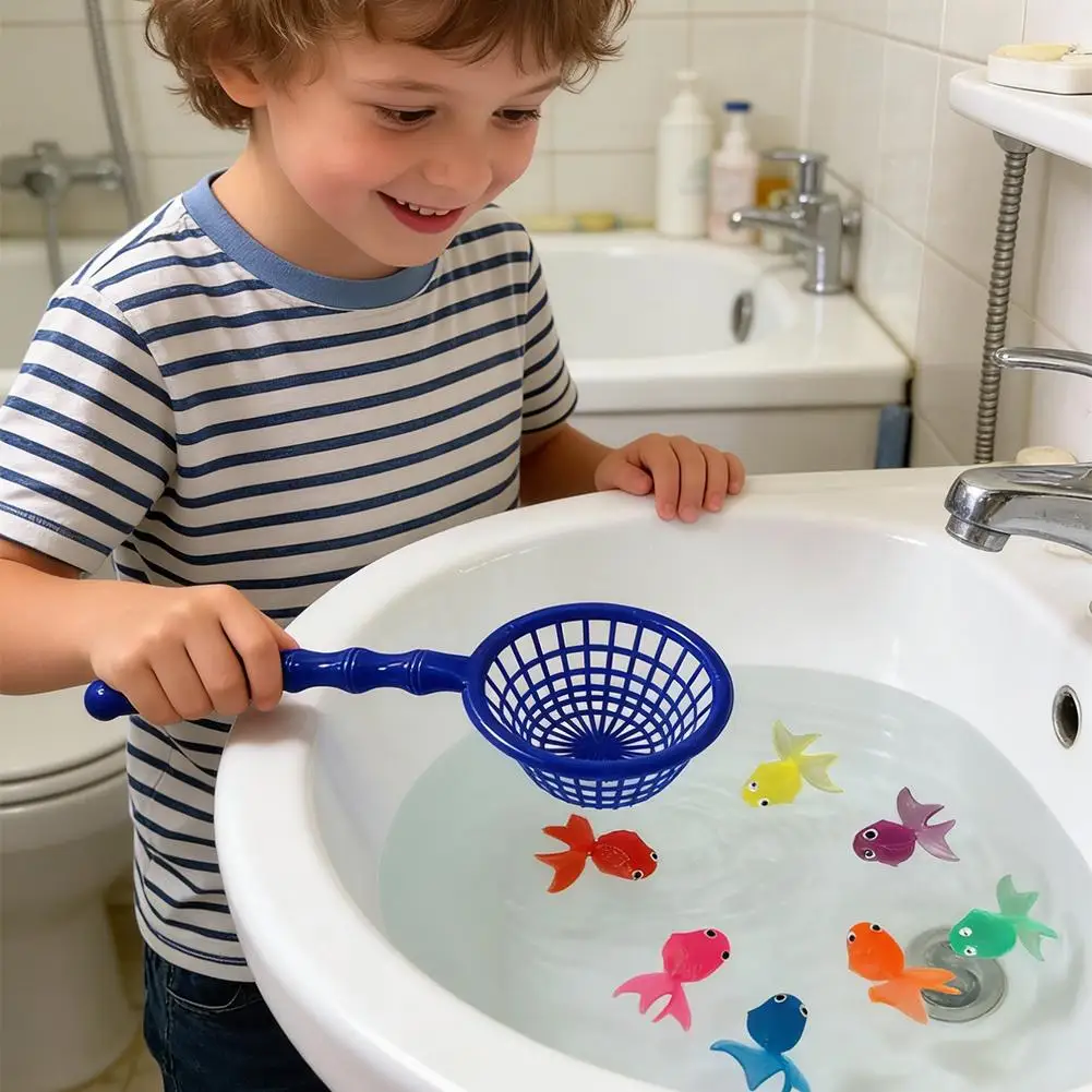 TPR Soft Rubber Simulation Goldfish 5cm Transparent Environmentally Friendly Floating Small Goldfish Marine Animal Fish Toy 2026
