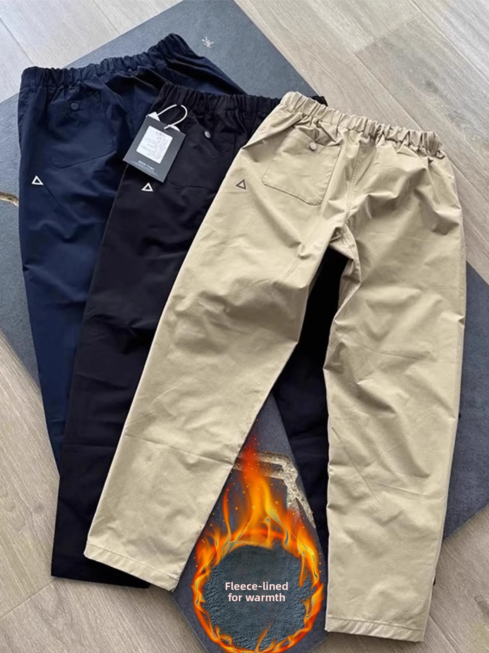 

Khaki Outdoor Soft ell Men's Hiking Pants Qui Dry Tactical Straight Leg Casual Trousers for Climbing And Paratroo