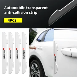 Car Door Transparent Anti-collision Protector Bar Stickers Side Edge Protection Guards Strip For Mitsubishi Lancer ASX Pajero