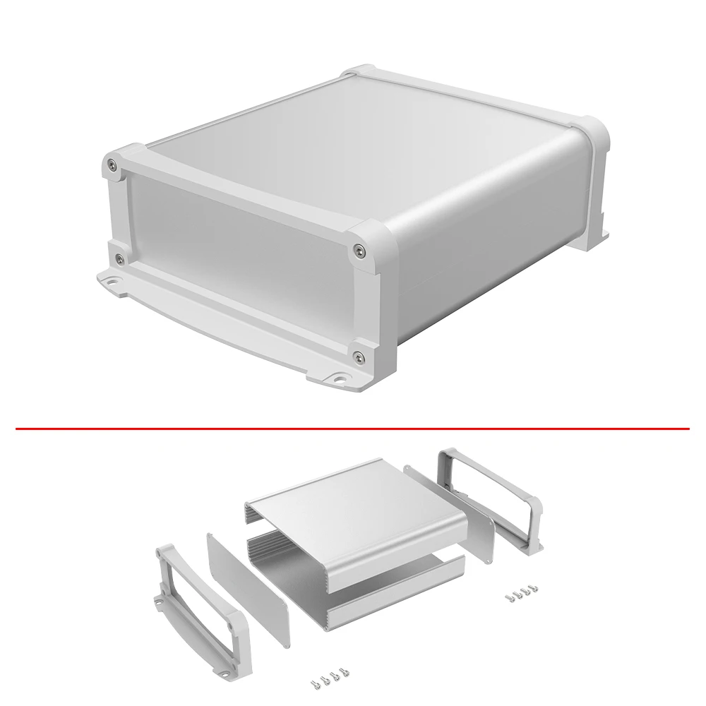 Aluminium Electronic Project Housing Electric Cars Universal Battery Box Custom PCB Industrial Equipment Enclosure K20 150*55MM