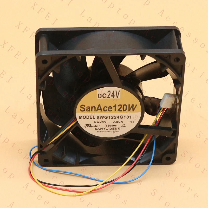 

D 1PC FOR SANYO 9WG1224G101 Cooling Fan 24V 0.50A 4 PIN New