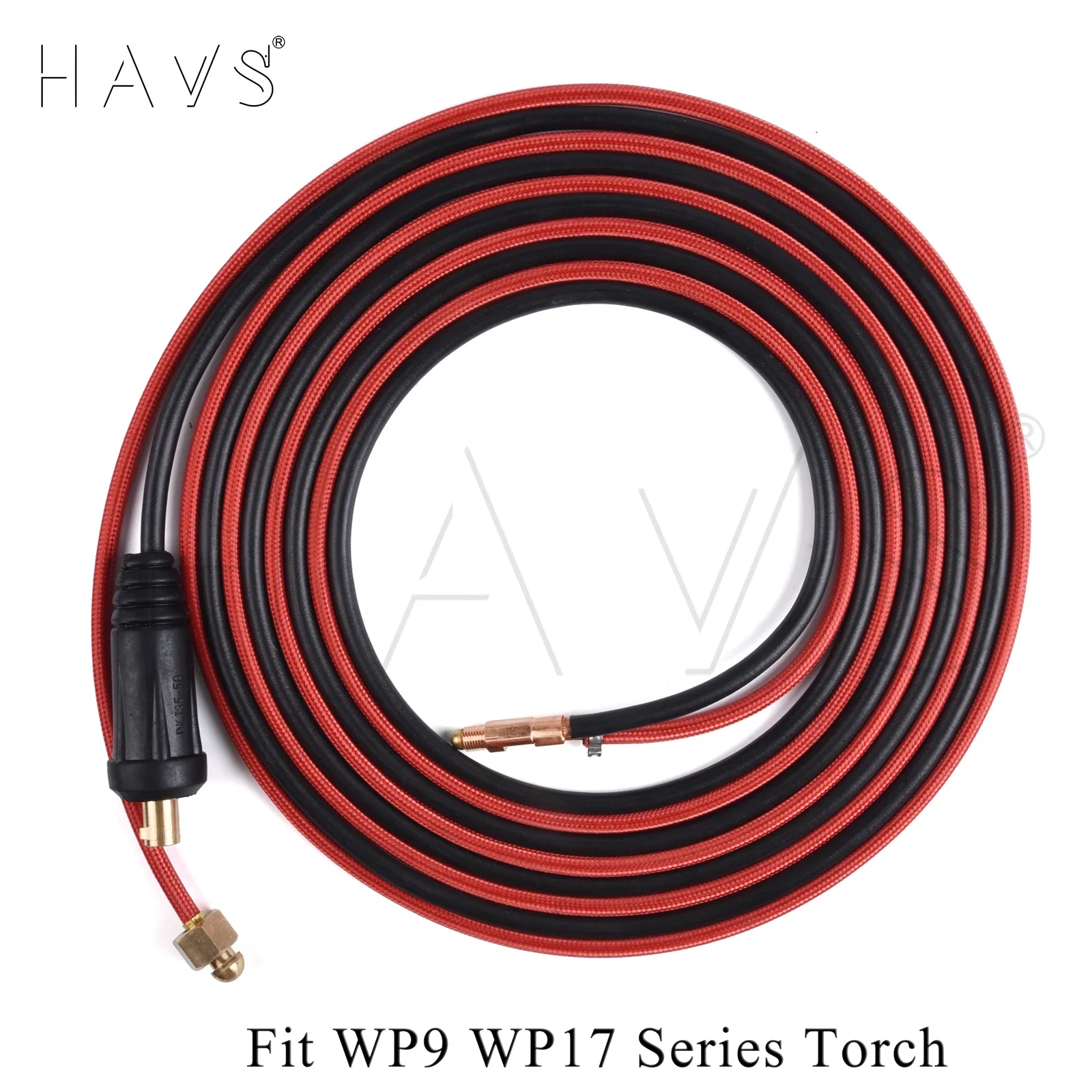 4M WP17FV TIG Welding Torch Flexible Head Gas Valve Separated Type w/35-50 Connector M16*1.5mm Gas Connector