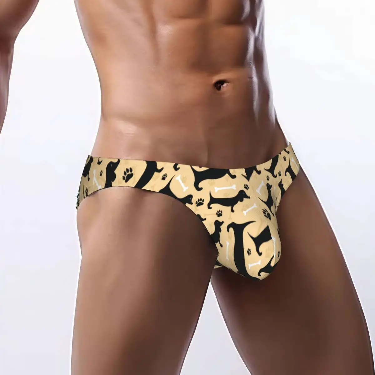 

Men's Briefs Sexy Underpants Duchshung Dogs Bikini Underwear Men Panties