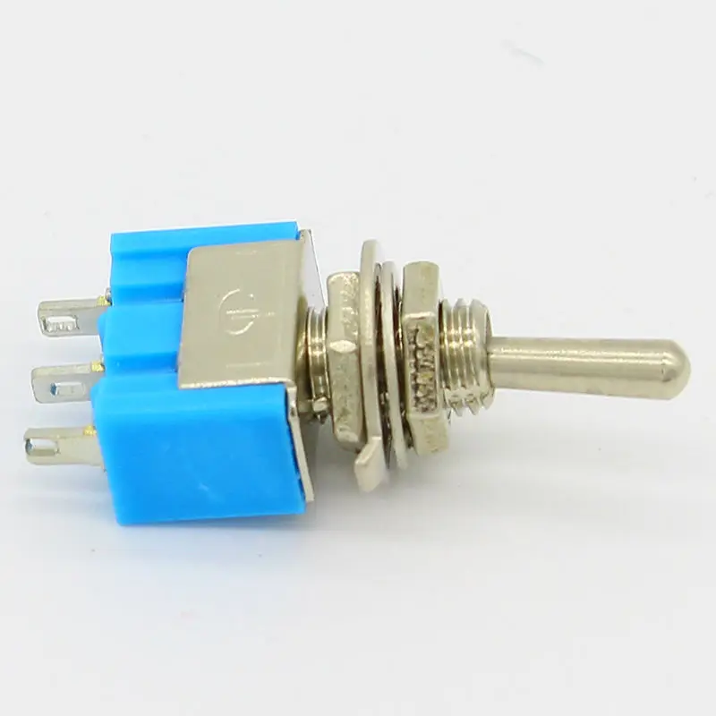 5pcs Mini MTS-102 3-Pin SPDT ON-ON 6A 125VAC Miniature Toggle Switches