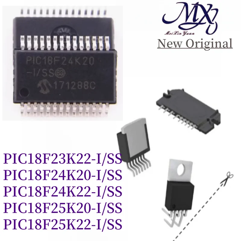 MXY 1PCS PIC18F23K22-I/SS PIC18F24K20 PIC18F24K22 PIC18F25K20 PIC18F25K22 I SS SSOP-28 MCU chip new original