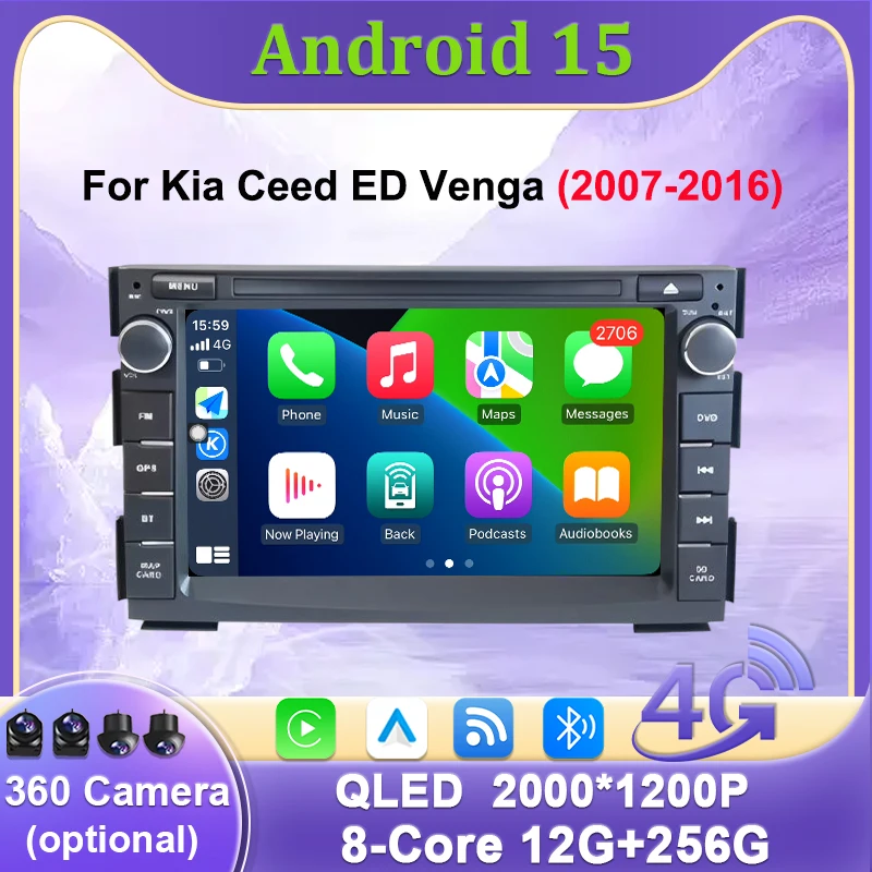 Android 15 Car Radi…