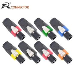 10pcs High Quality NL4FX Speakon Connector Speaker Powercon 4 Pins Male Plug Professional Audio Power Plug