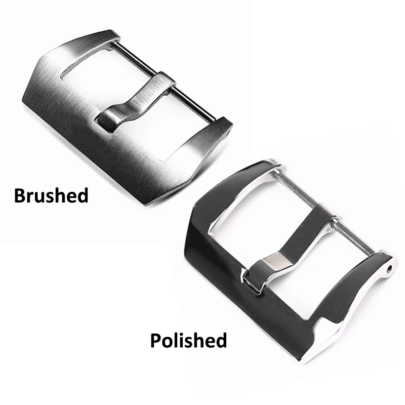 Metal Watch Band Buckle 18mm 20mm 22mm 24mm 26mm for Panerai Watchband Strap Stainless Steel Clasp Screw Pin Watch Accessories