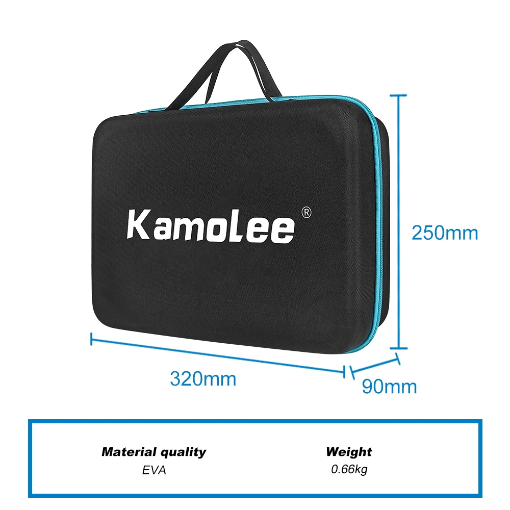 Imagem -02 - Kamolee-multifuncional Ferramenta Elétrica Bolsa Durável Impermeável Broca Chave Angle Grinder Tool Bag