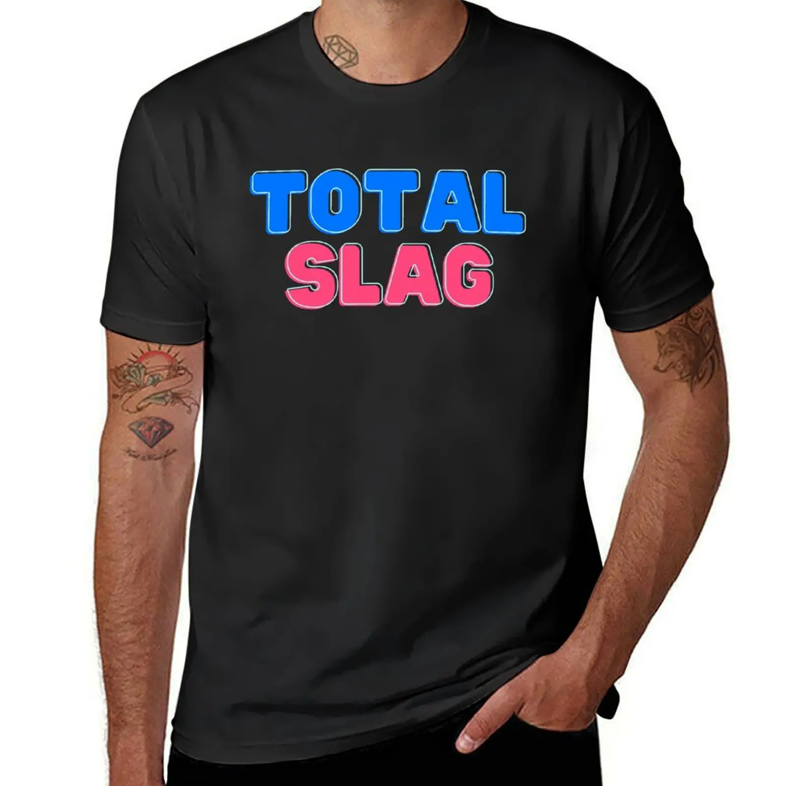 Kat Slater Total Slag Shirt T-Shirt tops blacks kawaii clothes Men's t shirts