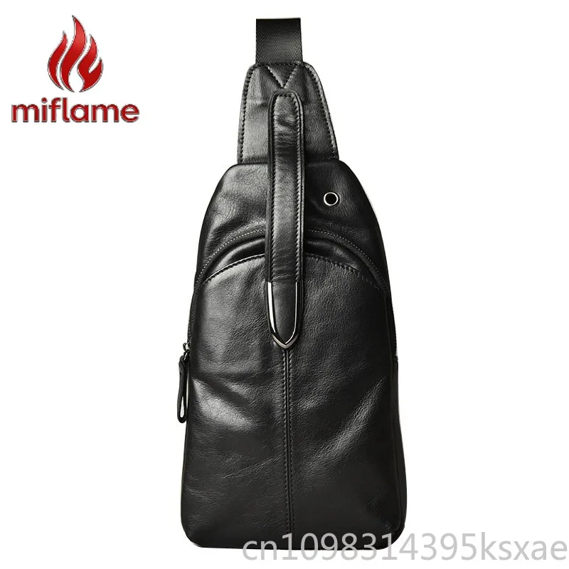 

Мужская нагрудная сумка из натуральной кожи класса люкс, ручной работы, из высококачественной кожи, большая вместимость, для активного отдыха