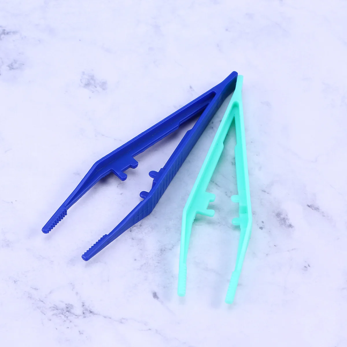

20 Pcs Plastic Tweezers for Eyelash Extensions Craft DIY Forceps Medical Beads Small Mediacl