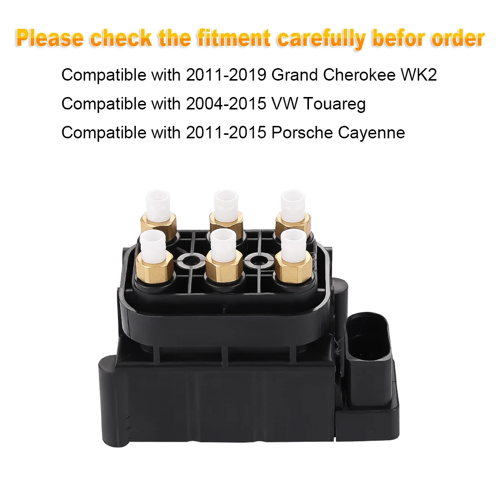 Air Supply For VW Touareg Porsche Cayenne Air Suspension Valve Block For Jeep Grand Cherokee 68087233AA 95835890300 7P0698014