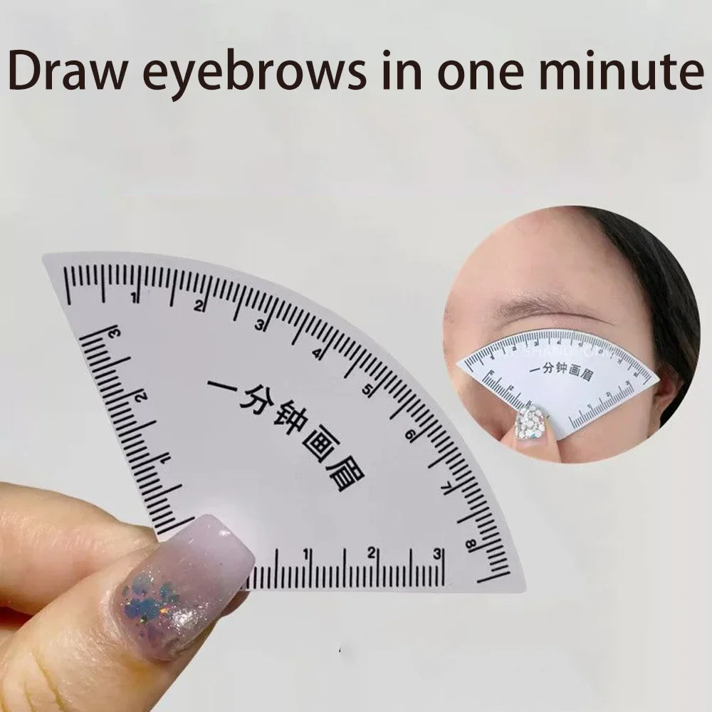 1PC Brow Shaping Stencil，Women Instant Brow Shaper - Multi-Style Template Kit for Fast & Precise Shaping, Brow Magic Tool