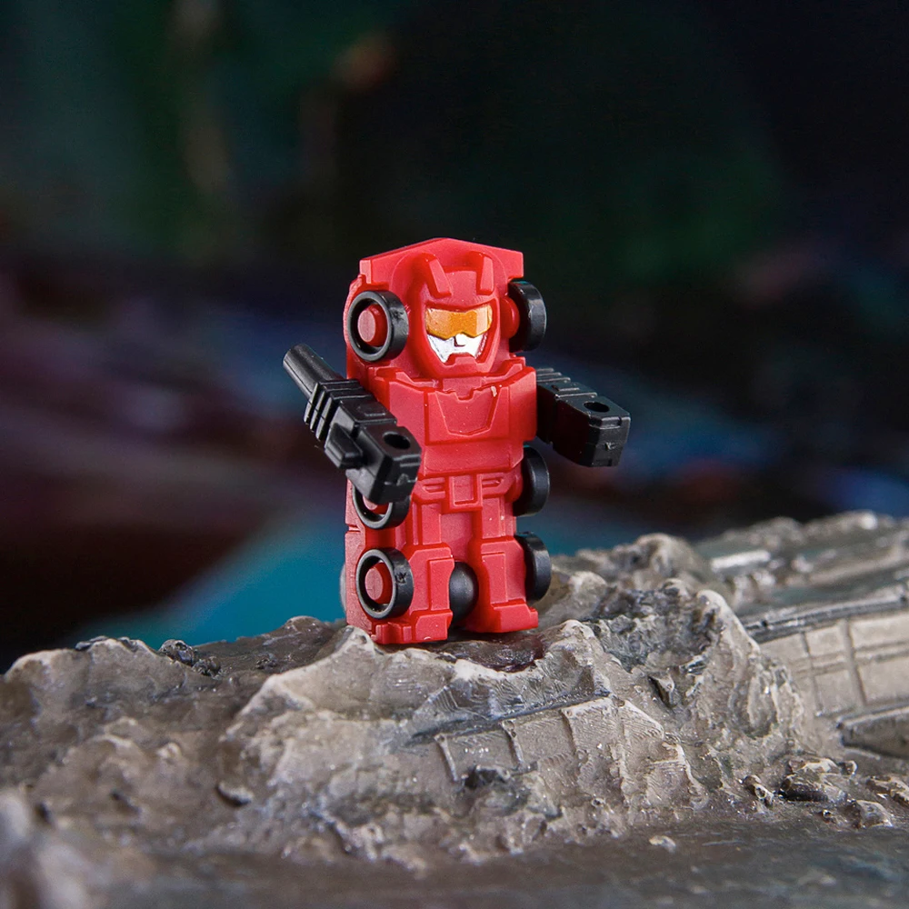 Deformation Toys Dr. Wu DWE54B Metroplex Vierwechsel-Recoated Small Proportion Pocket Version Deformation Action Figure Robot