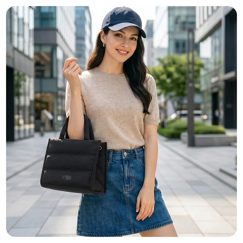 BAGSMART Crossbody Bags for Women 14 Inch Laptop Tote Bag Waterproof Anti-theft Magnetic Buckle Large Capacity Multiway Handbag - view 6