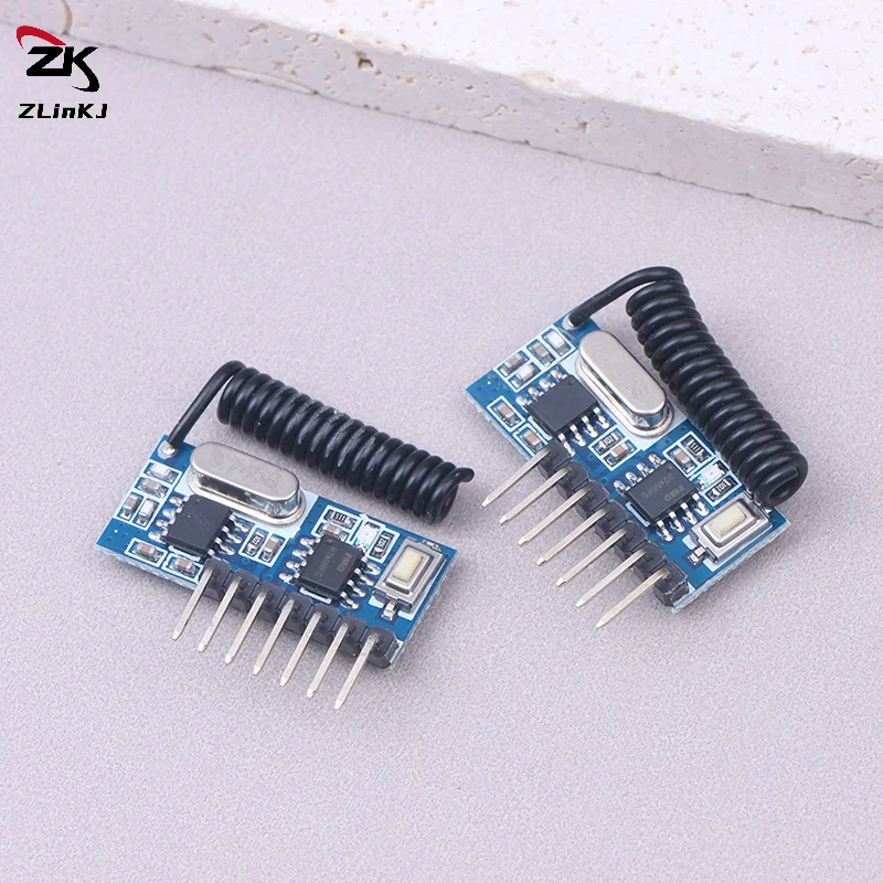 (ZYDD01) 1/2PCS RX480E 433mhz RF Receiver Learning Code Decoder Module 433 mhz Wireless 4CH Output For Remote Controls Encoding