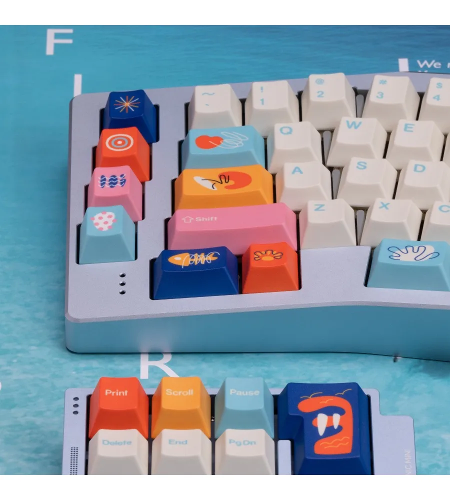 Keycap Personality Sublimation Process PBT Computer Peripheral Adaptation Mechanical Keyboard DIY Customization Cinque