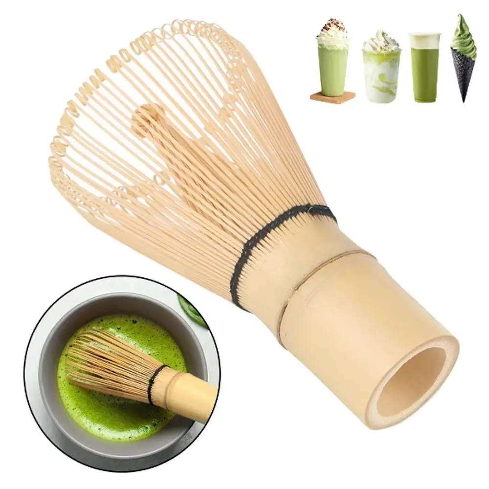 Useful Bamboo Matcha Whisk Reusable Japanese Tea Set Chasen Tea Tool Tea Brush Kitchen Accessories