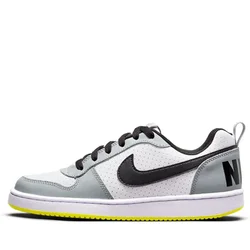 Nike Court Borough Low Cuir synthétique Tendance Confortable Casual Low Top Kids Board Shoes Teenagers