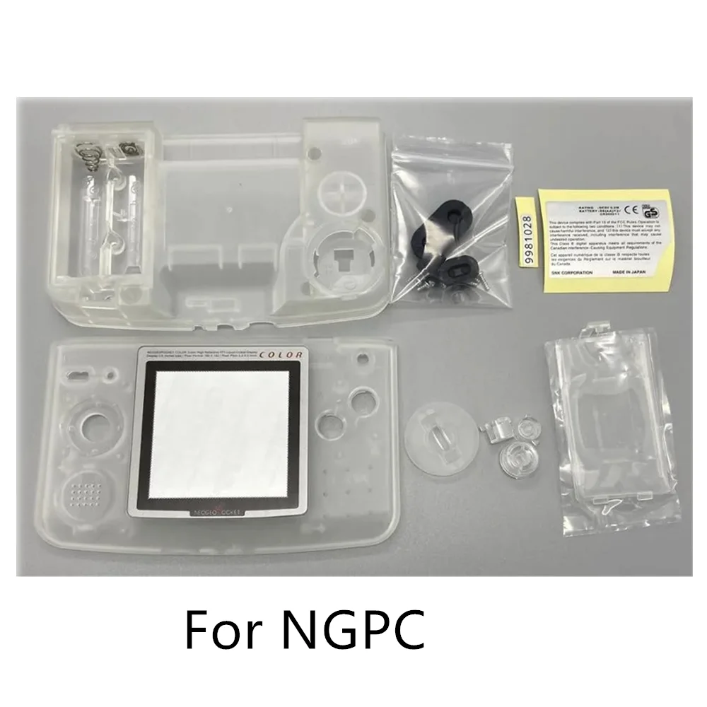 High Quality Replacement Shell for SNK/Neo Geo Pocket Color/NGPC Thick/thin Machine Replacement Kit Refurbished Shell for Use