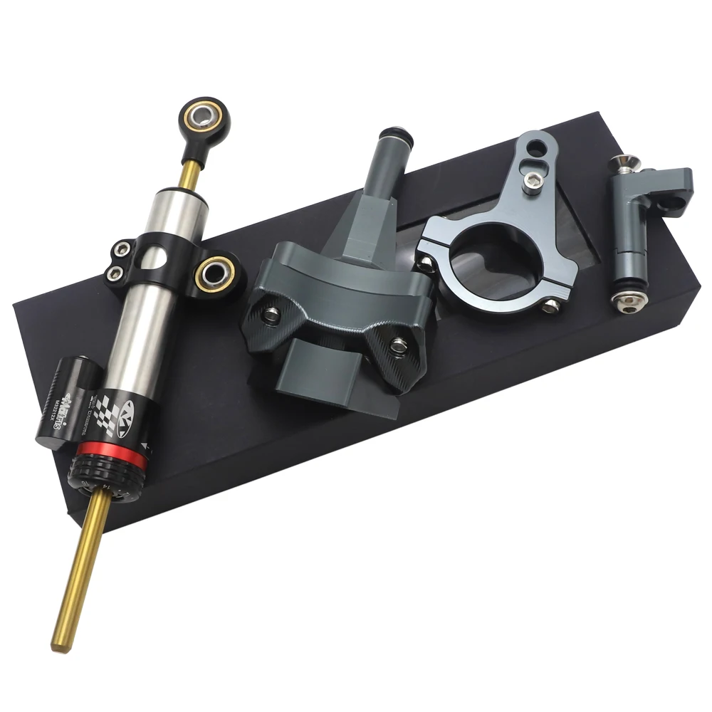 CNC Aluminum Motorcycle Damper Steering Stabilize Safety Control For kawasaki Ninja400 ninja 400 ZX-4R ZX4R 2018 2019 2020 - Image 6