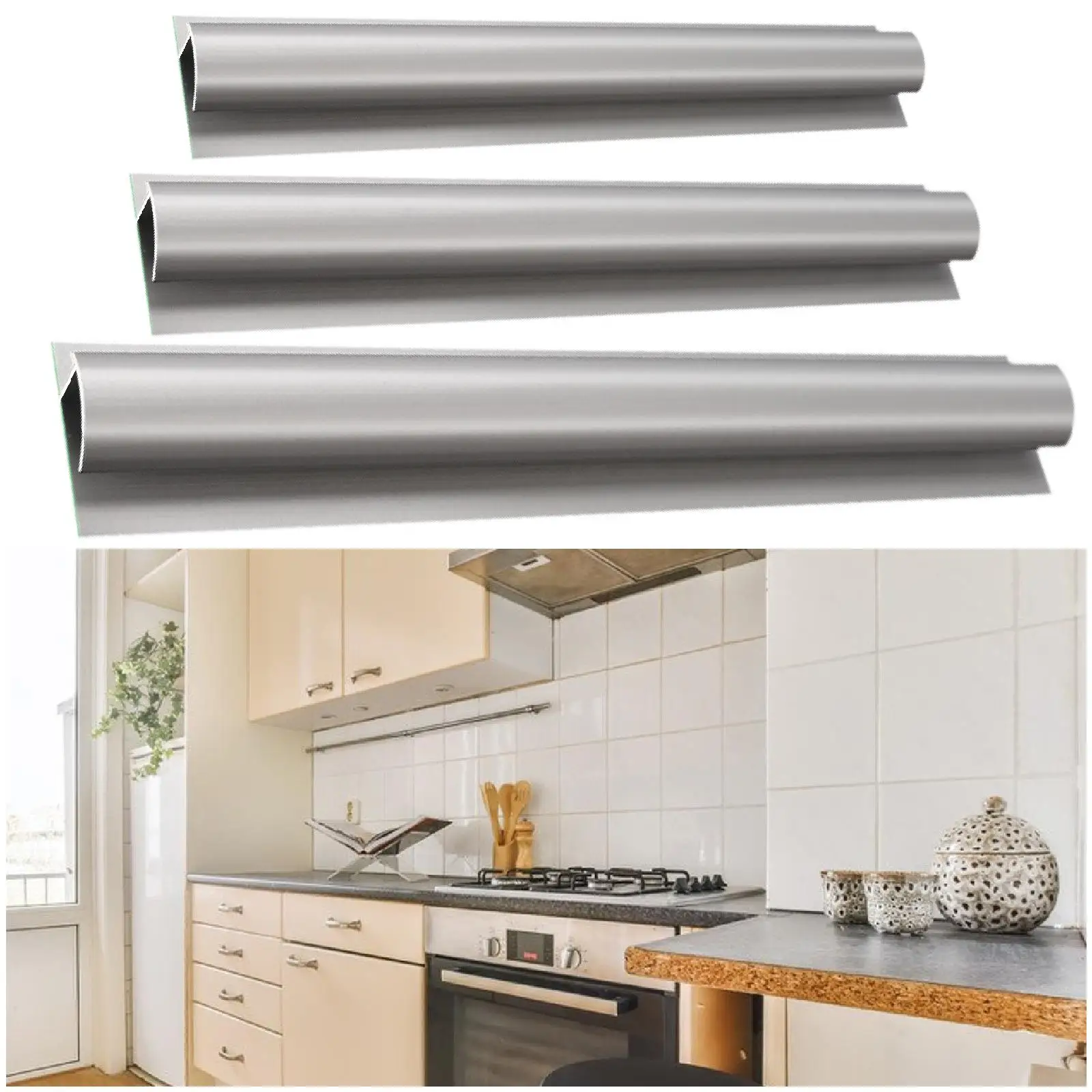 Slide Check Rack Wall Mounted Tab Grabber Bill Order Display Rack Kitchen Ticket Rail for Cafes Catering Hotels Restaurant Bars