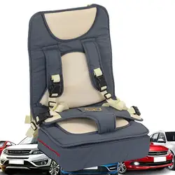 Booster Car Seat Kids Car Seat Cushion With Safe Fixed Belt Design Kids Car Seat For Children Portable Shopping Cart Mat Child