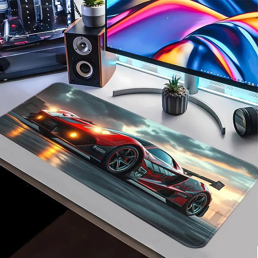 

Cool Car overlock Mouse Pad Desk accessories office Pad Game Console Pad Computer Laptop Pad Keyboard Mouse Pad