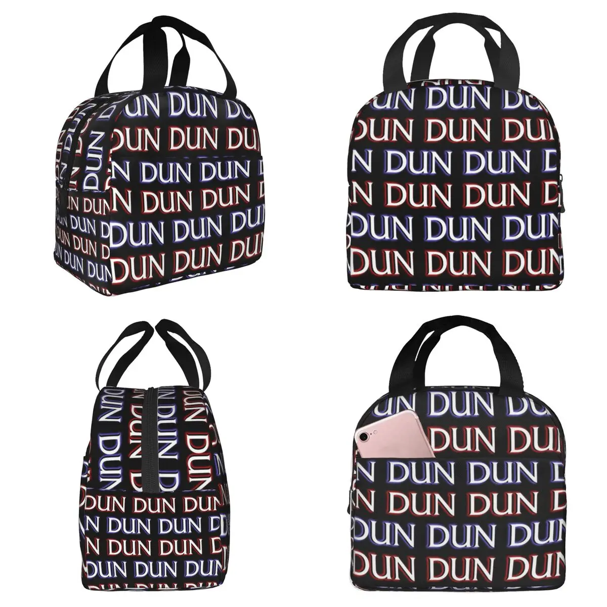 

Dun Dun Meme (Law, Order, Parody) Insulated Lunch Bag for Women Office Cooler Thermal Food Box Tote Lunch Boxes Container