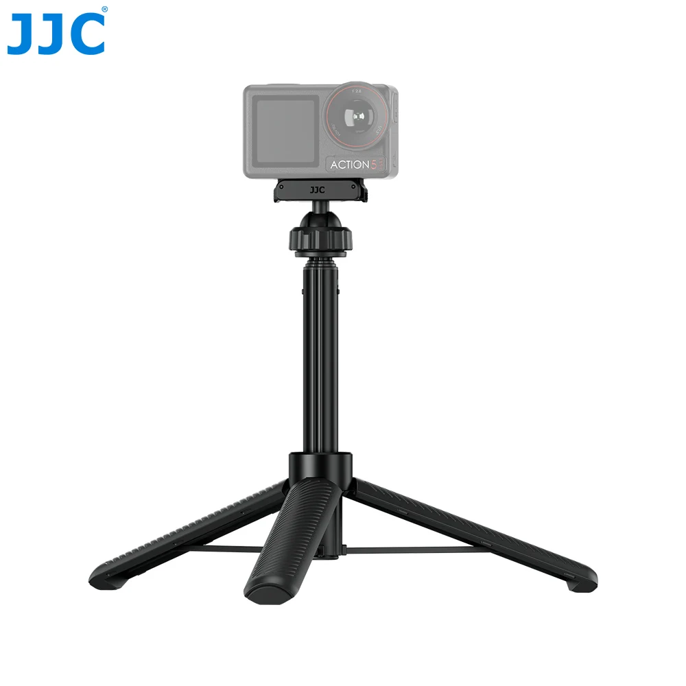 JJC 마그네틱 퀵 릴리즈 셀카봉 삼각대 DJI 오즈모 액션 5 프로 4 3 360 액션 카메라 액세서리 2-in-1 핸들 그립