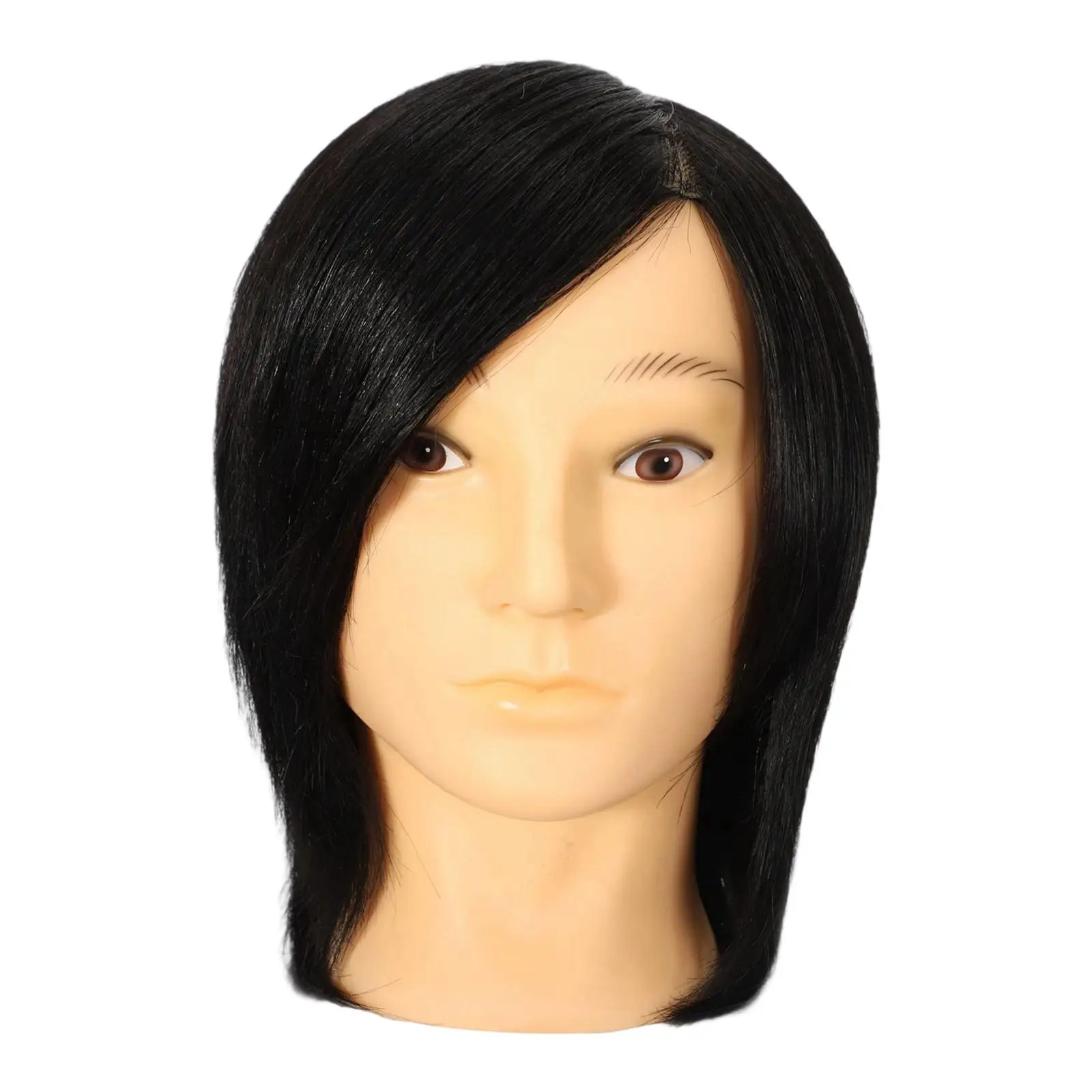 Männlicher Schaufensterpuppenkopf, Kosmetologie, Schaufensterpuppe, Friseur-Trainingspuppe, Trainingskopf für den Friseursalon