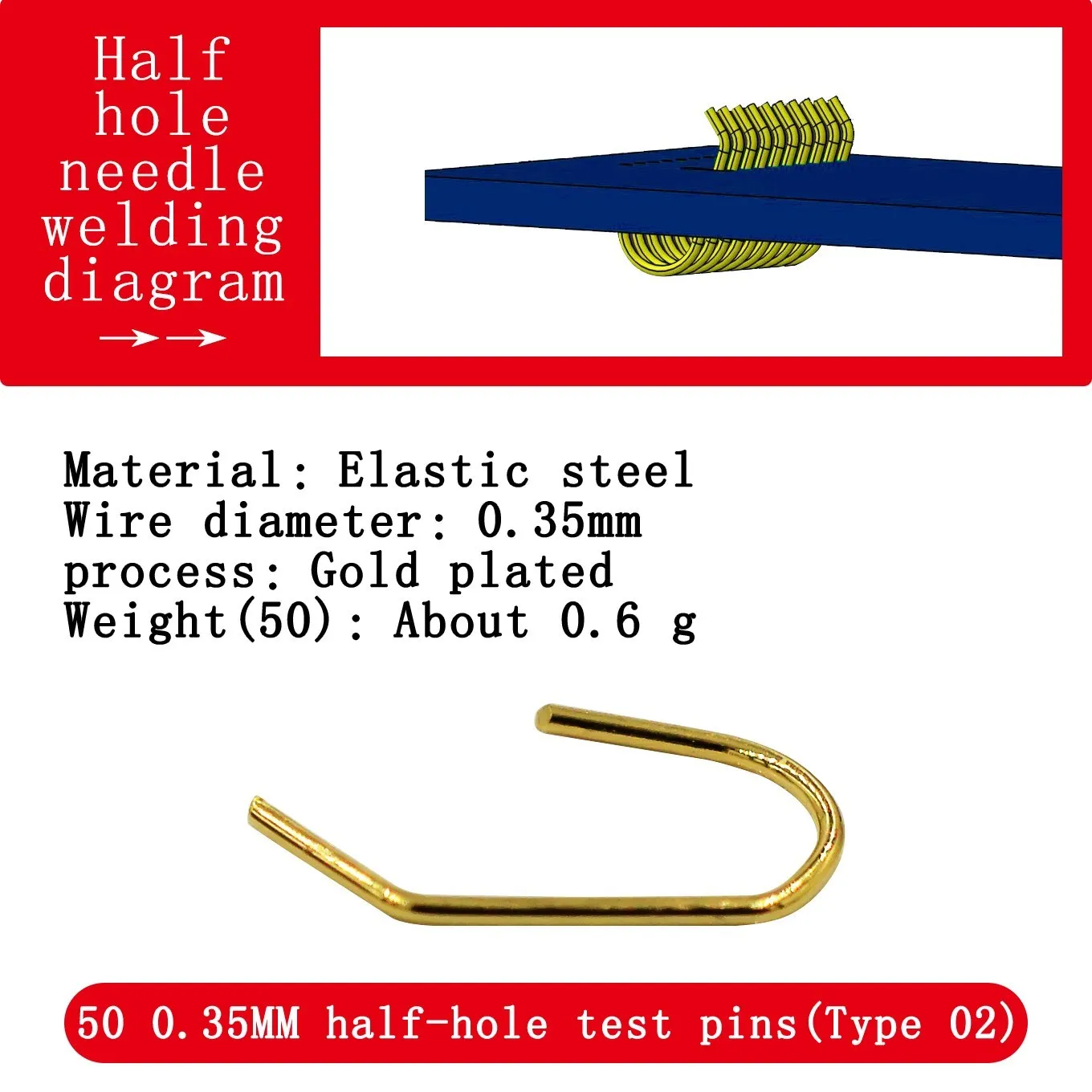 ESP8266 test rack module burner Probe Metal Pins for ESP-07/07S ESP-12E/12F