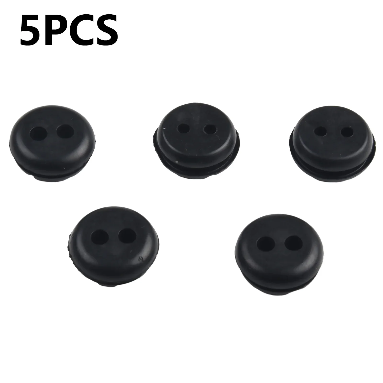 

5PCS Trimmer Rubber Gaskets 2 Hole Fuel Gas Tank Grommet Replacement For Trimmer Lawn Mower Brush Cutters Garden Power Tool