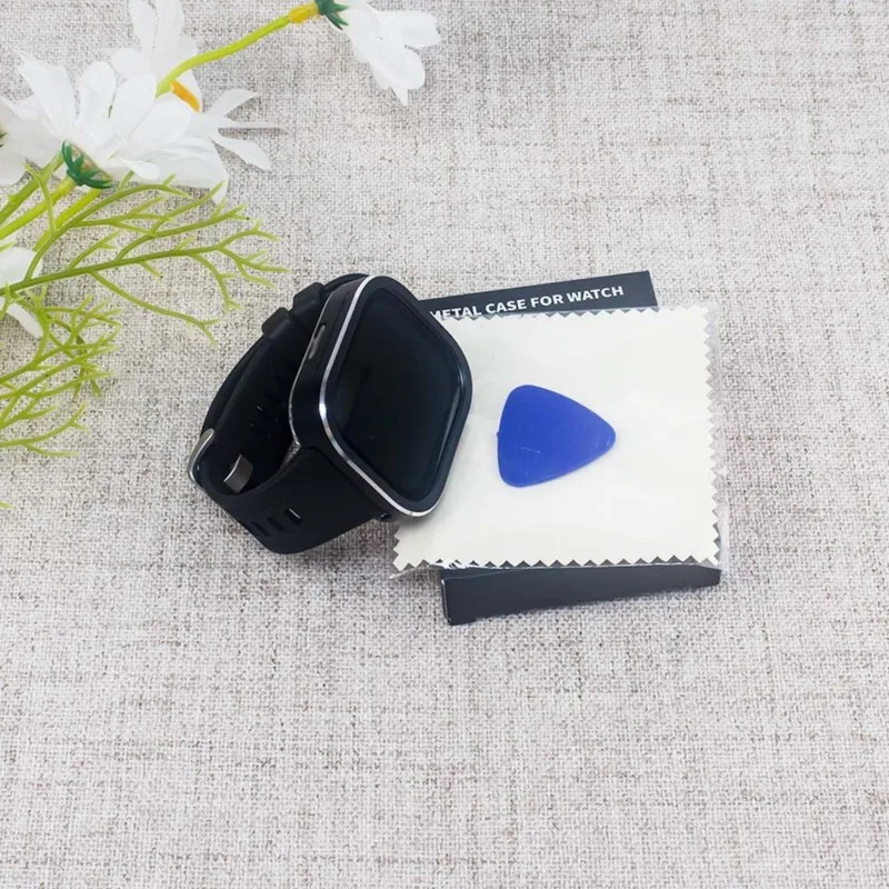 Capa Protetora de Metal LXYB18B Anti-Risco para Amazfit Bip Max, Acessório para Relógio Inteligente Simples