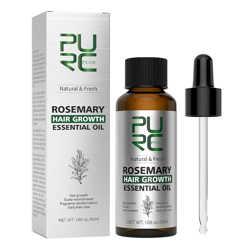 PURC Rosemary Oil for Hair Growth Products Hair Loss Treatment Ginger Fast Hair Growing for Men and Women Hair Care