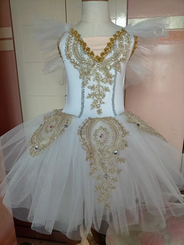 Ba Lê Váy Tutu Nữ Dài Vestidos Cho Bé Gái Hiệu Suất Quần Áo Thiên Nga Bụng Trẻ Em Gái Trưởng Thành Balo Đảng Vũ Khi Mặc