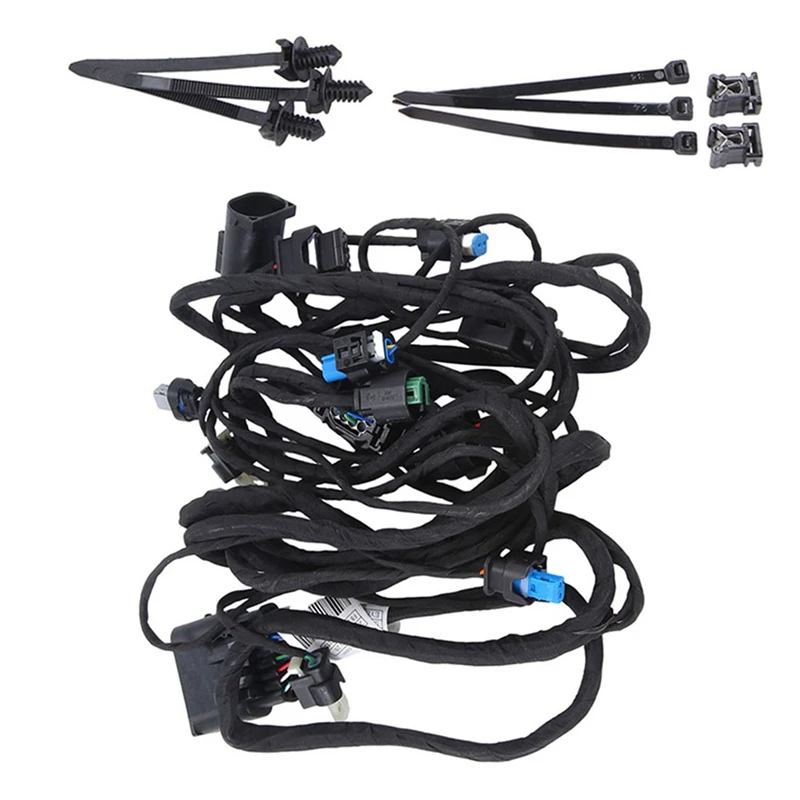 Car Front Bumper Wiring Harness, Black ABS Front End For BMW Car Horn Wiring Harness