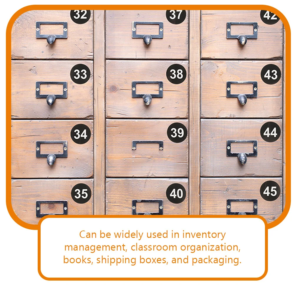 

Набор из 15 листов наклеек с номерами: круглые самоклеящиеся этикетки для офиса, класса, учета запасов, кодирования и маркировки