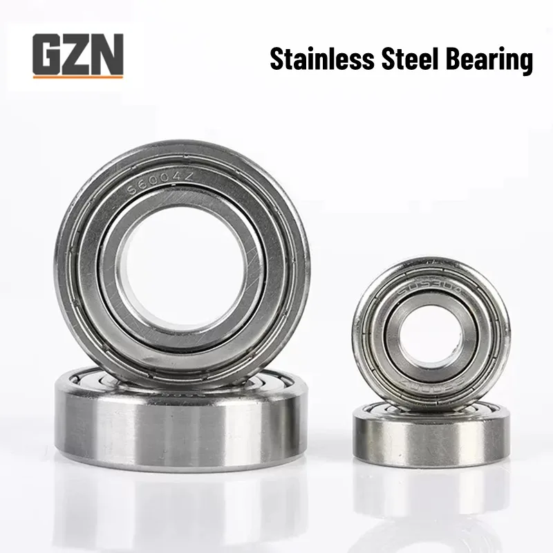 Imagem -05 - Deep Groove Ball Bearing Impermeável e Resistente à Corrosão S6204-zz Sus304 Material 10 Pcs Aço Inoxidável