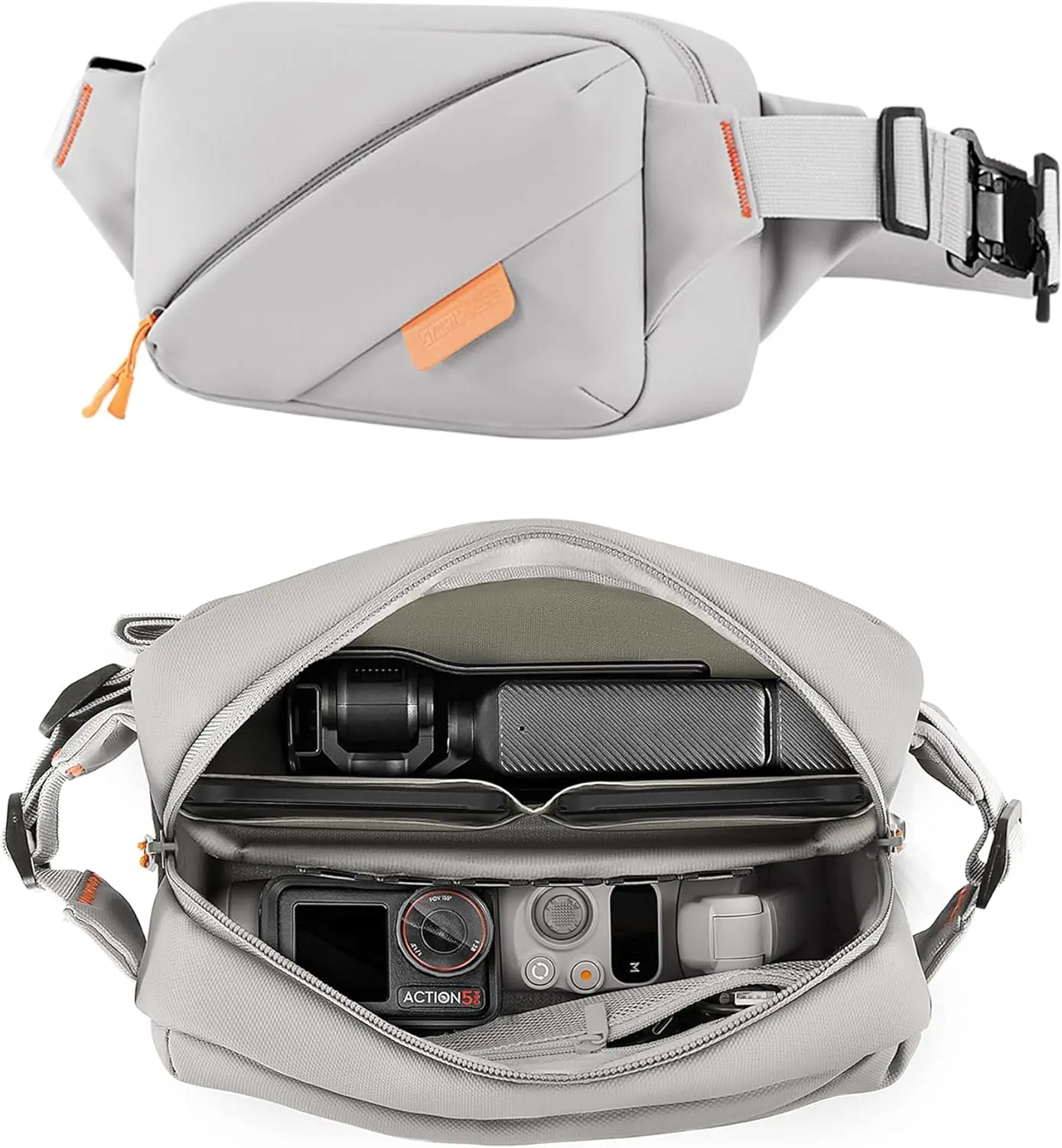 

Универсальная водонепроницаемая сумка для хранения для DJI Osmo Pocket 3/Osmo Mobile 7P/Action 5 Pro, портативный дорожный футляр из полиэстера 900D с см