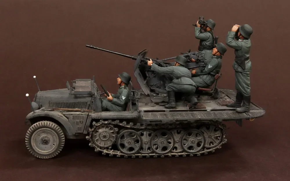 1/35 литая под давлением фигурка из смолы, комплект для сборки модели, модель 5 солдат, неокрашенная, бесплатная доставка