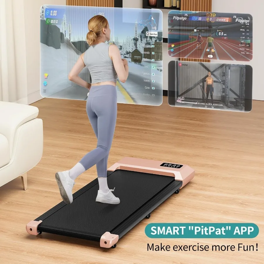 2025 ترقية وسادة المشي الذكية تحت المكتب مشاية للمنزل والمكتب NoAssembly المطاحن مع التطبيق وجهاز التحكم عن بعد LED Displ #2