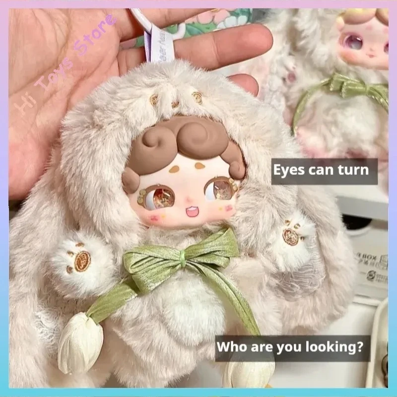 ﻿ Pre-Sale Lucky Deer Nai Vinly Blind Box Goodnight Little Rabbit V2 Secret Garden Series Rotating Eyes Cute Doll Handmade Gift