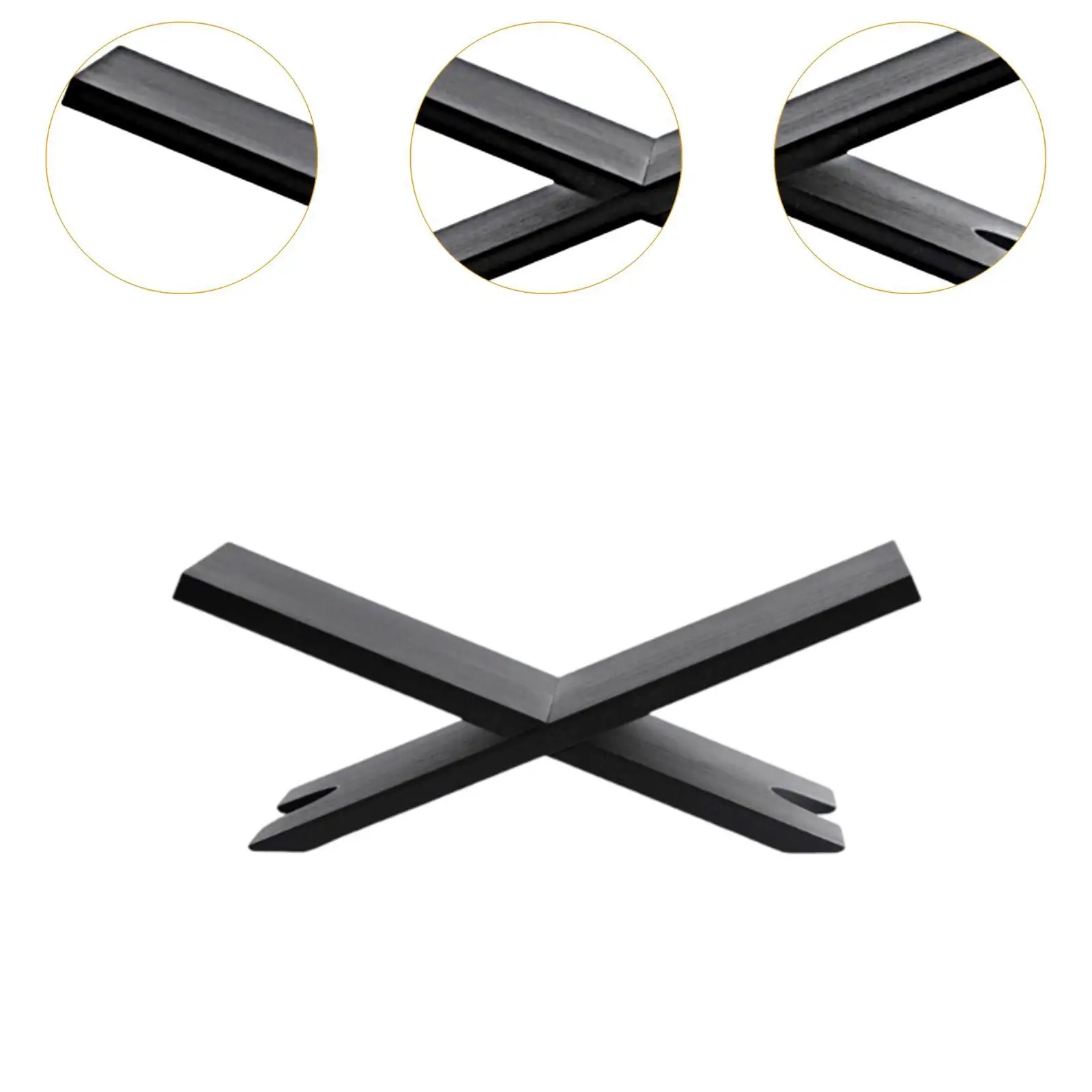 حامل كتب خشبي على شكل x حامل وصفات حامل كتب أسود لكتب الطبخ المدرسية