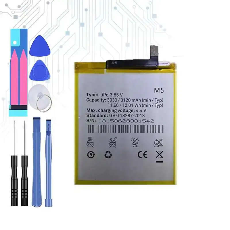 

Mobile Phone Battery 3120mAh High Performance For BQ Aquaris M5 Battery 3120