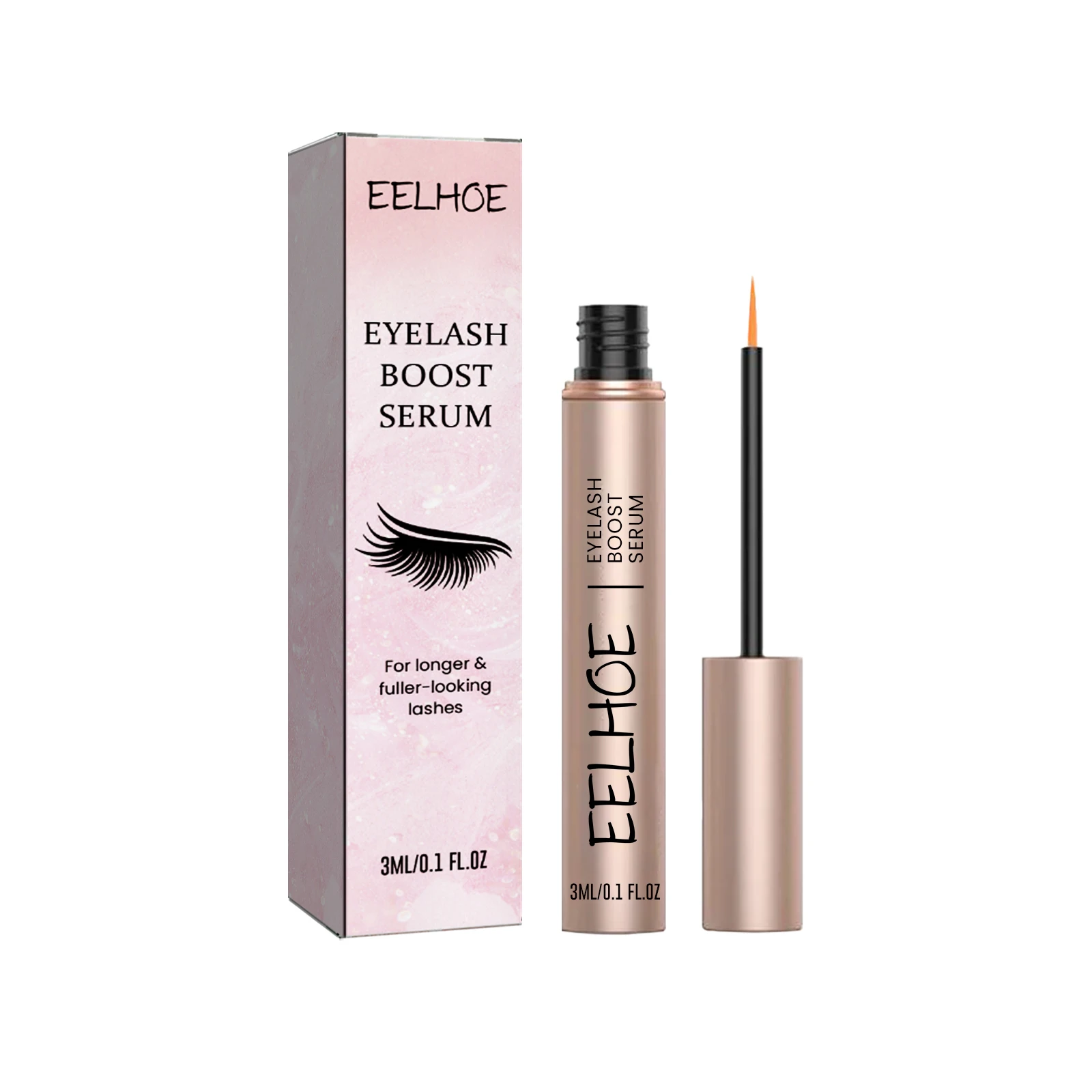 Wimperboost Serum Snel Langer Voller Dikker Curling Lash Behandeling Oogzorg Make-up Lash Serum Groei Zacht Hydraterend 3ml