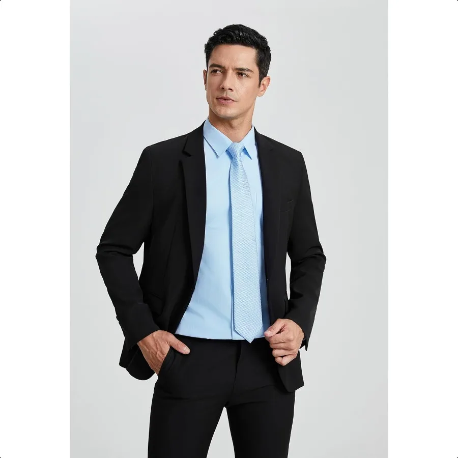 HISDERN галстуки для мужчин, однотонные галстуки с узором «гусиные лапки», носовой платок, деловой галстук и карманный квадратный комплект, свадебная вечеринка